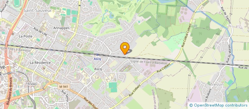 localisation de l'entreprise MONSIEUR OLIVIER CAVROIS à VILLENEUVE-D'ASCQ