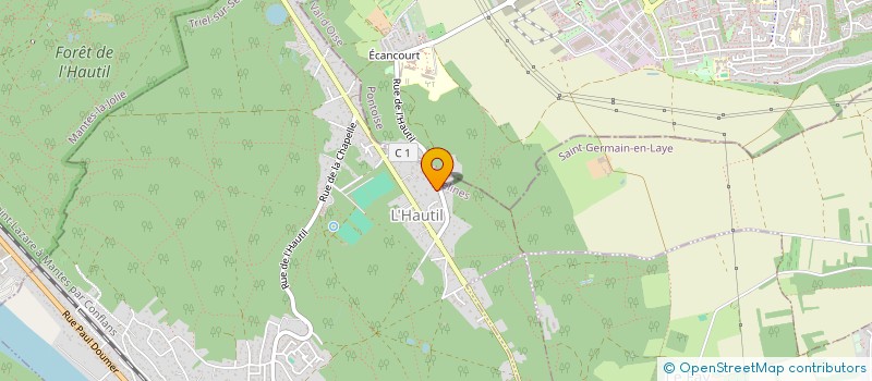 localisation de l'entreprise MONSIEUR OLIVIER CAYRAC  TRIEL-SUR-SEINE