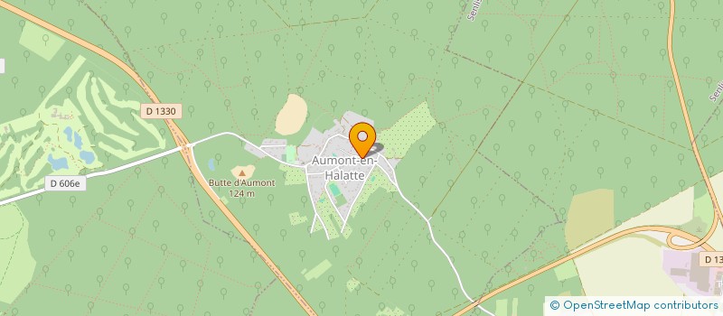 localisation de l'entreprise MONSIEUR OLIVIER CAZAL  AUMONT-EN-HALATTE