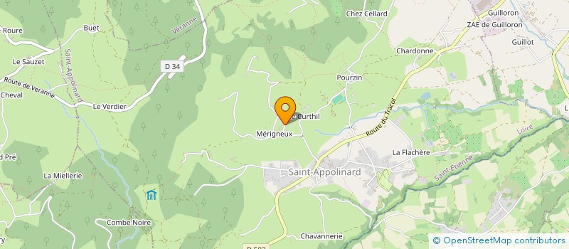 localisation de l'entreprise MONSIEUR OLIVIER CAZENEUVE à SAINT-APPOLINARD