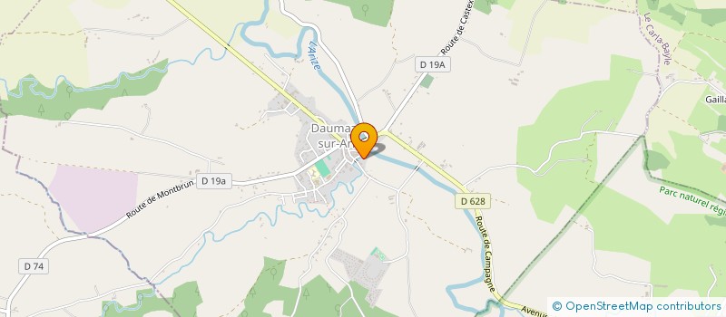 localisation de l'entreprise MONSIEUR OLIVIER CAZES à DAUMAZAN-SUR-ARIZE