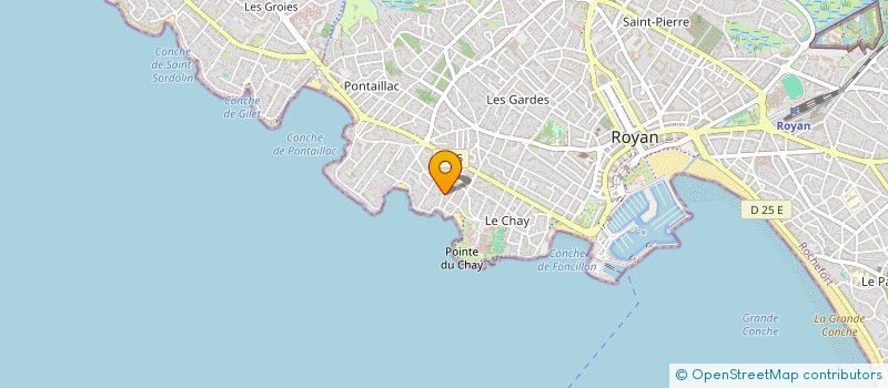 localisation de l'entreprise MONSIEUR OLIVIER CELARIE  ROYAN