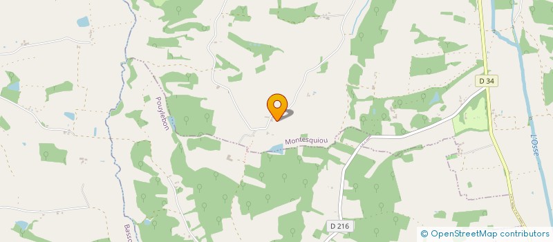 localisation de l'entreprise MONSIEUR OLIVIER CELIER  MONTESQUIOU