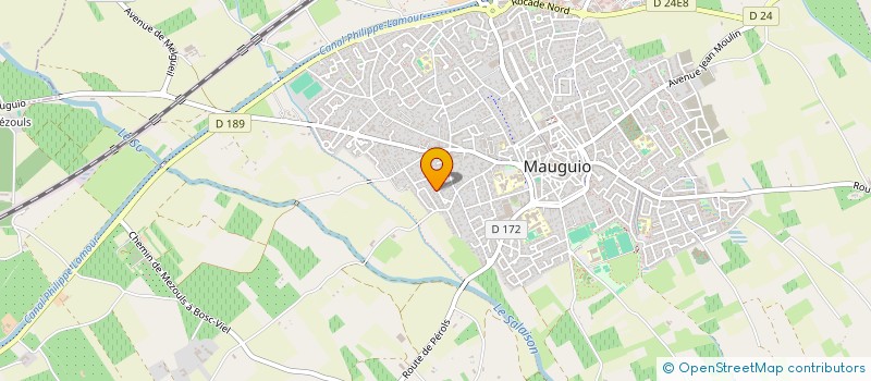 localisation de l'entreprise MONSIEUR OLIVIER CELLARIER  MAUGUIO