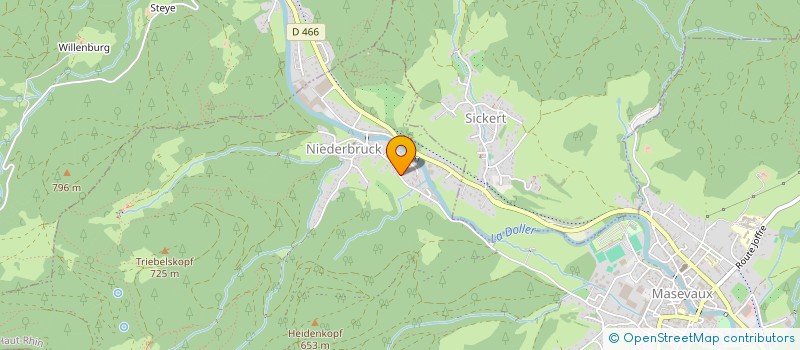 localisation de l'entreprise MONSIEUR OLIVIER CELLIER  BOURBACH-LE-BAS