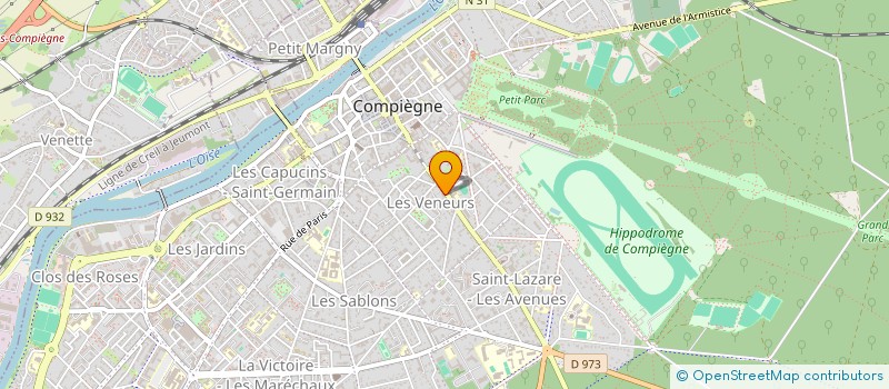 localisation de l'entreprise MONSIEUR OLIVIER CEREJO MENESES AMARELO à COMPIEGNE
