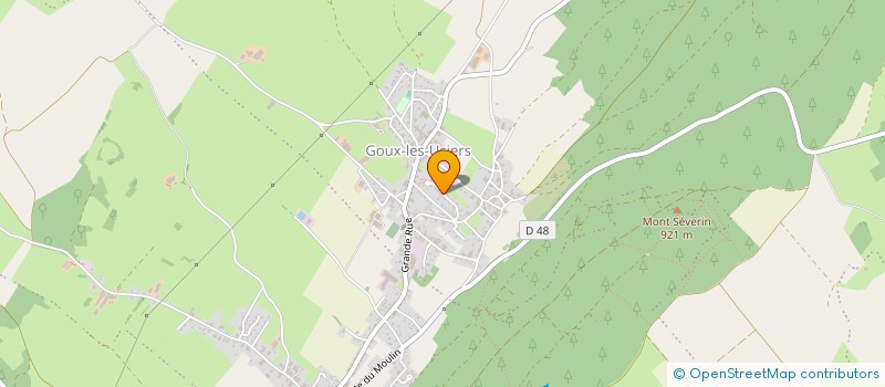 localisation de l'entreprise MONSIEUR OLIVIER CERF  VAL D'USIERS