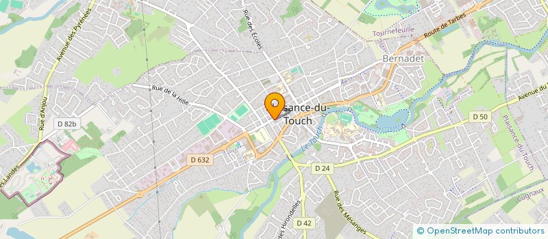 localisation de l'entreprise MONSIEUR OLIVIER CERODIN  PLAISANCE-DU-TOUCH