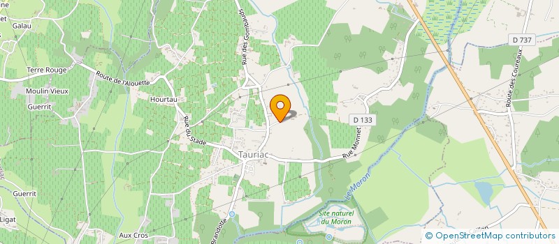 localisation de l'entreprise MONSIEUR OLIVIER CERRUTI  TAURIAC