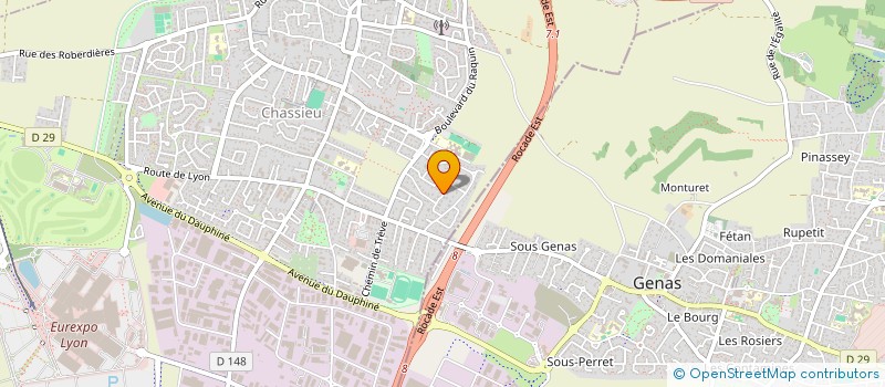 localisation de l'entreprise MONSIEUR OLIVIER CERTAL  CHASSIEU