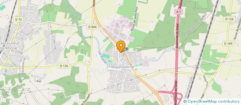 localisation de l'entreprise MONSIEUR OLIVIER CHABAUD à MALATAVERNE