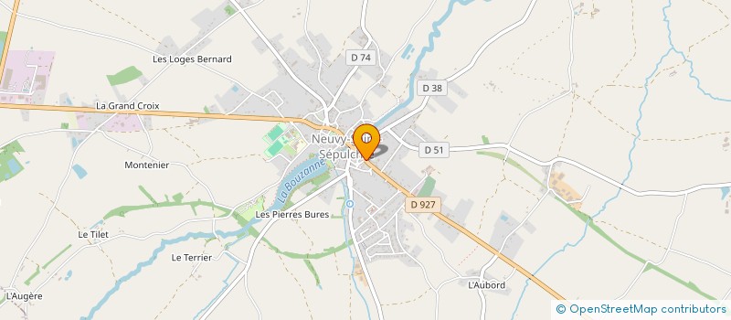 localisation de l'entreprise MONSIEUR OLIVIER CHABENAT à NEUVY-SAINT-SEPULCHRE