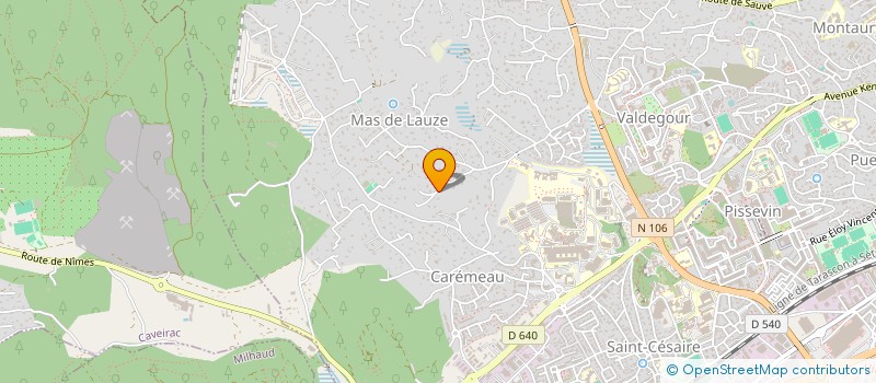 localisation de l'entreprise MONSIEUR OLIVIER CHABROLLES  NIMES