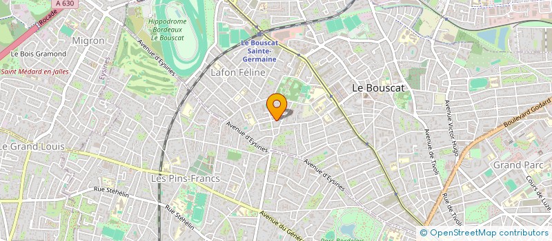 localisation de l'entreprise MONSIEUR OLIVIER CHAFFANJON  LE BOUSCAT