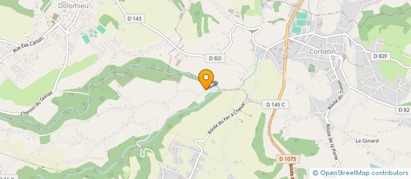 localisation de l'entreprise MONSIEUR OLIVIER CHAGNY à FAVERGES-DE-LA-TOUR