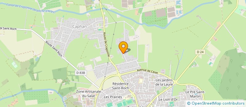 localisation de l'entreprise MONSIEUR OLIVIER CHAIGNE à SAINT-MARTIN-DE-CRAU