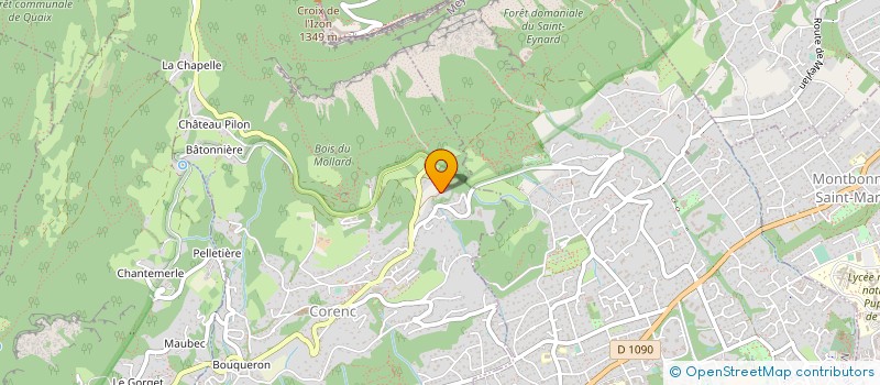 localisation de l'entreprise MONSIEUR OLIVIER CHAIX  CORENC