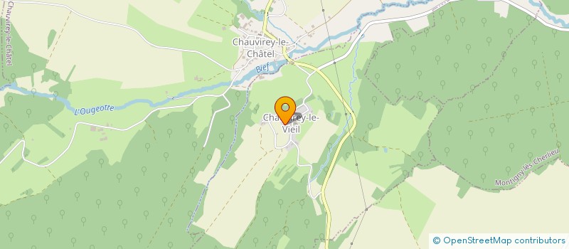 localisation de l'entreprise MONSIEUR OLIVIER CHALLINE  CHAUVIREY-LE-VIEIL