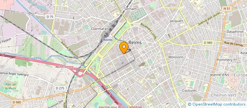 localisation de l'entreprise MONSIEUR OLIVIER CHALOT  REIMS