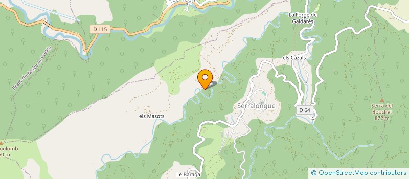 localisation de l'entreprise MONSIEUR OLIVIER CHAMBOSSE à SERRALONGUE