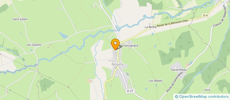 localisation de l'entreprise MONSIEUR OLIVIER CHAMBOST  NOAILLY