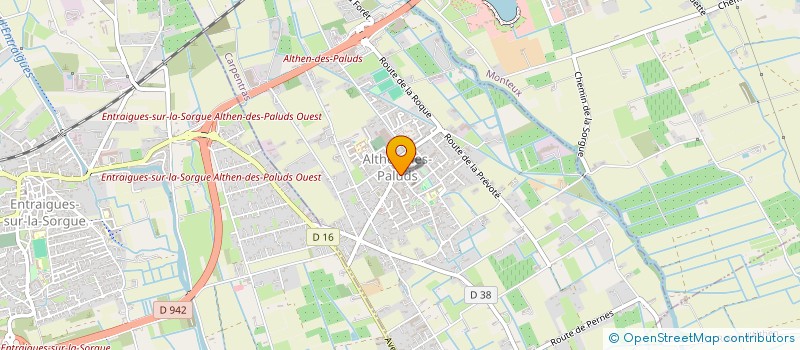 localisation de l'entreprise MONSIEUR OLIVIER CHAMBRE  ALTHEN-DES-PALUDS