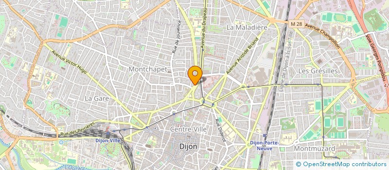 localisation de l'entreprise MONSIEUR OLIVIER CHAMPAGNE à DIJON