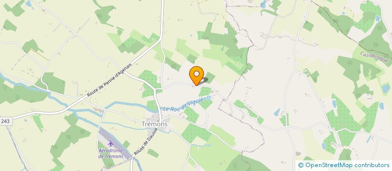 localisation de l'entreprise MONSIEUR OLIVIER CHAMPION  TREMONS