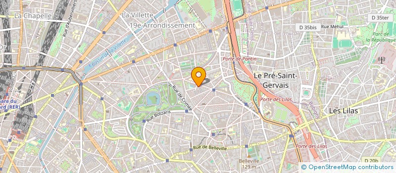 localisation de l'entreprise MONSIEUR OLIVIER CHAMPOD  PARIS