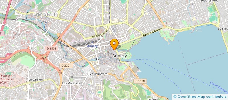 localisation de l'entreprise MONSIEUR OLIVIER CHANAL à ANNECY
