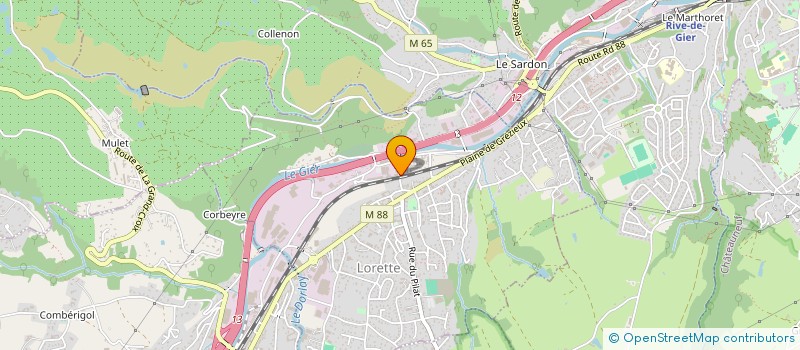 localisation de l'entreprise MONSIEUR OLIVIER CHANTELAIN  LORETTE