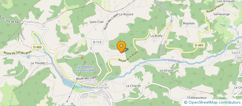 localisation de l'entreprise MONSIEUR OLIVIER CHANTRE  RONTALON