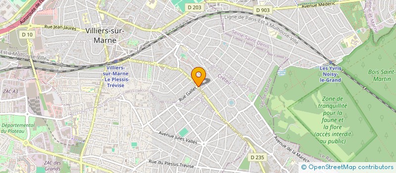 localisation de l'entreprise MONSIEUR OLIVIER CHANTREL  PASSY