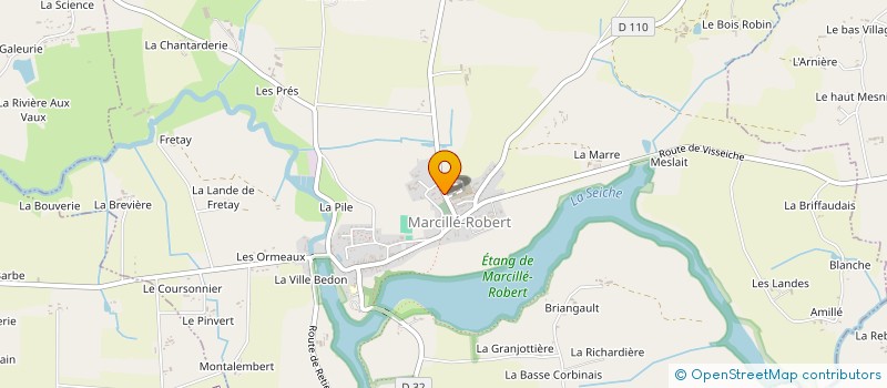 localisation de l'entreprise MONSIEUR OLIVIER CHAPELLE  MARCILLE-ROBERT