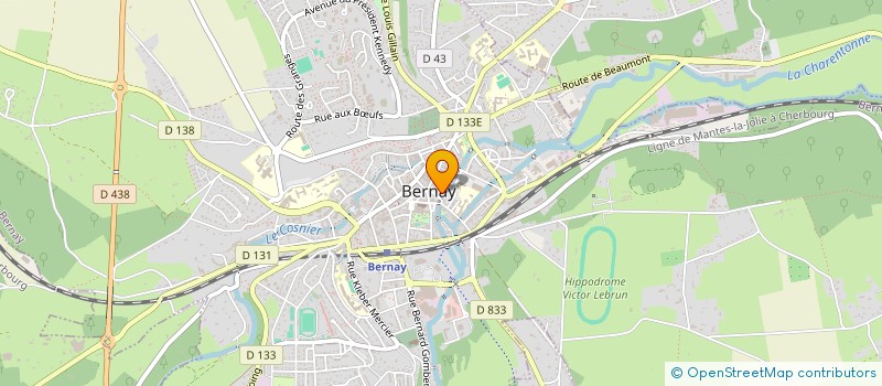 localisation de l'entreprise MONSIEUR OLIVIER CHAPLAIN à BERNAY