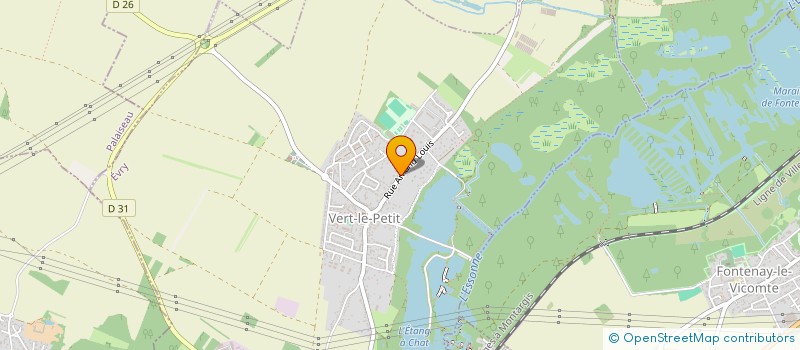 localisation de l'entreprise MONSIEUR OLIVIER CHAPON  VERT-LE-PETIT