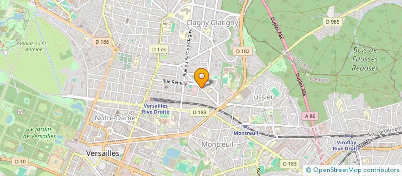 localisation de l'entreprise MONSIEUR OLIVIER CHAPUIS à VERSAILLES