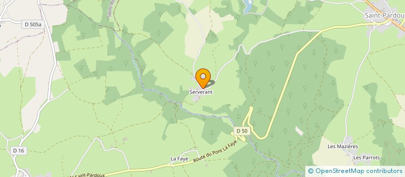 localisation de l'entreprise MONSIEUR OLIVIER CHAPUZET  SAINT-PARDOUX