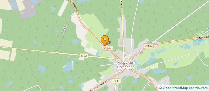 localisation de l'entreprise MONSIEUR OLIVIER CHARASSON à NEUVY-SUR-BARANGEON