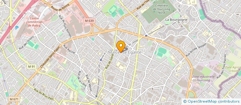 localisation de l'entreprise MONSIEUR OLIVIER CHARBONNIER  TOURCOING