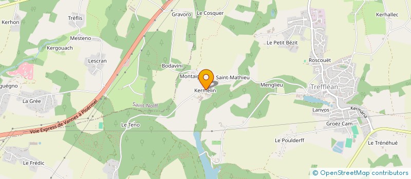 localisation de l'entreprise MONSIEUR OLIVIER CHARDEVEL  TREFFLEAN