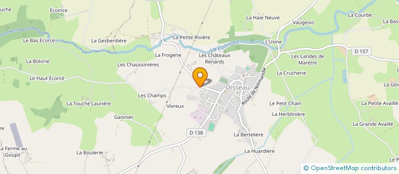 localisation de l'entreprise MONSIEUR OLIVIER CHARDON  OISSEAU