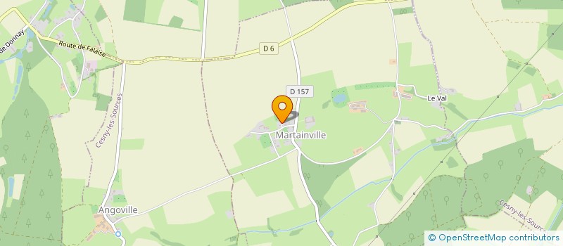 localisation de l'entreprise MONSIEUR OLIVIER CHARDRON  MARTAINVILLE