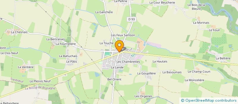 localisation de l'entreprise MONSIEUR OLIVIER CHARMEL à TRESBŒUF