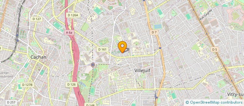 localisation de l'entreprise MONSIEUR OLIVIER CHARNOZ  VILLEJUIF