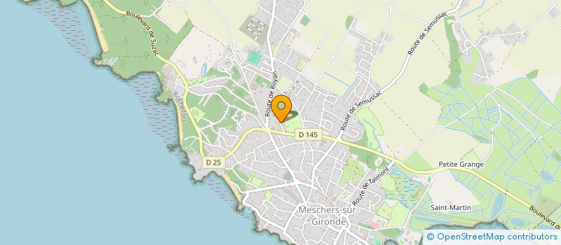 localisation de l'entreprise MONSIEUR OLIVIER CHARRIER  MESCHERS-SUR-GIRONDE