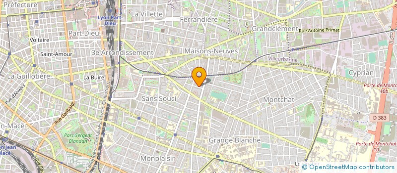 localisation de l'entreprise MONSIEUR OLIVIER CHARRON  LYON