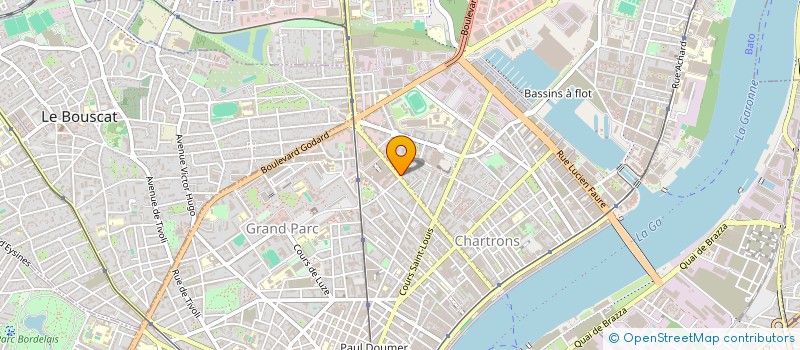 localisation de l'entreprise MONSIEUR OLIVIER CHARVET à BORDEAUX