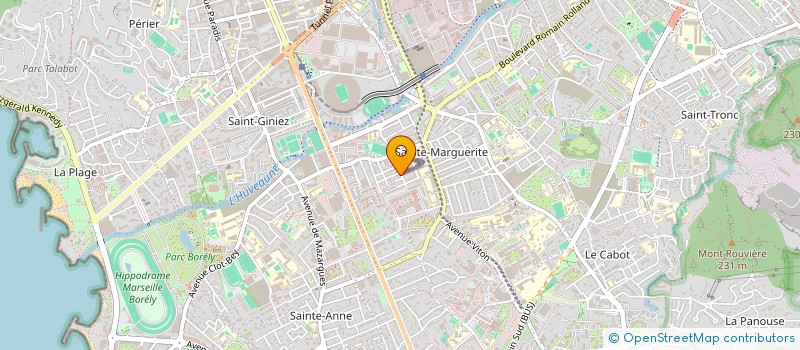 localisation de l'entreprise MONSIEUR OLIVIER CHARVET à MARSEILLE