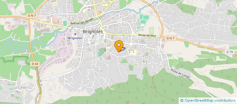 localisation de l'entreprise MONSIEUR OLIVIER CHASSAGNE à BRIGNOLES